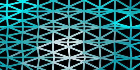 Light green vector triangle mosaic design.