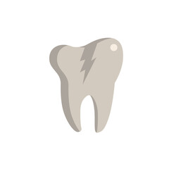 Hole In The Tooth icon. Simple element from dentistry collection. Creative Hole In The Tooth icon for web design, templates, infographics and more