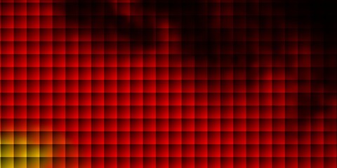 Fototapeta premium Dark Red, Yellow vector background in polygonal style.