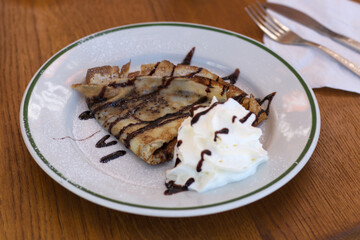 Chocolate pancake