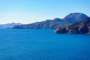 Sea coast landscape in Spain