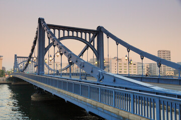 清洲橋夕景夜景
