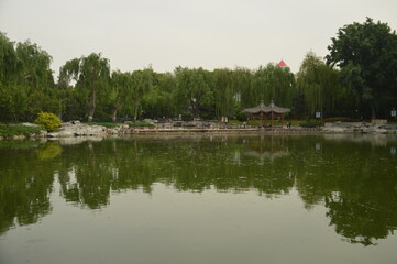 Obraz premium The beautiful temples, parks and buildings from the Ming and Qing Dynasty in Beijing / Peking, China