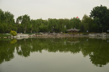 The beautiful temples, parks and buildings from the Ming and Qing Dynasty in Beijing / Peking, China