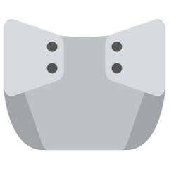 
Flat icon design of a diaper
