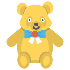 
Kids favourite toy, a teddy bear is  a soft toy in the form of a bear 
