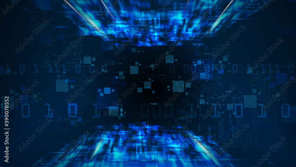 Poster abstract digital sci fi futuristic networking concept design background eps 10 vector
