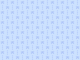 Seamless pattern of hand drawn ribbon. Vector illustration.