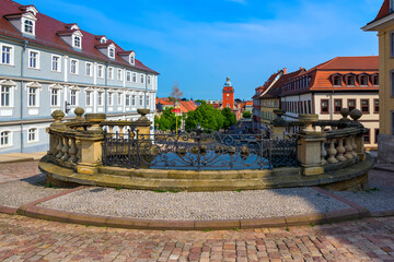 View of Gotha city in Germany.
