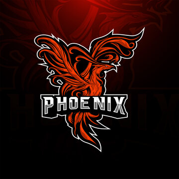 Phoenix esport mascot logo