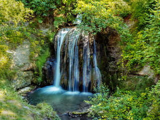 Die Gönniger Wasserfälle auf der Schwäbischen Alb, Baden-Württemberg