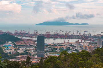 shenzheng city sky line 