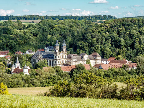 Kloster Sch&ouml;ntal in Jagsthausen, Hohenlohe, Baden-W&uuml;rttemberg