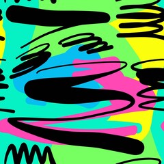 Abstract background . Hand drawn illustration. Modern design pattern. Vector