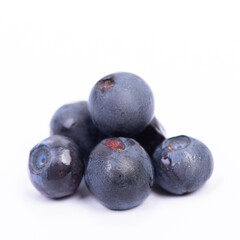 Heap of blueberry isolated