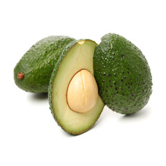 avocado isolated on white background