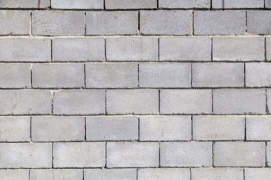 Wall from cinder blocks as an abstract background