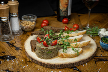 eggplant caviar with tomato