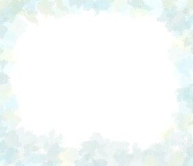 額縁、フレーム、水彩、ブルー、グリーン、ペールカラー、パステル系