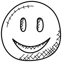 
A happy face smiling emoticon
