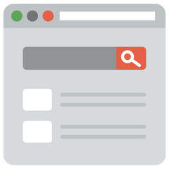 Obraz premium Flat icon design of web layouts 