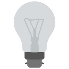 
Flat design of bulb, innovative idea concept
