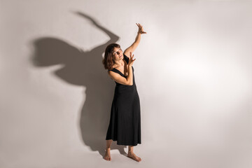 woman shadow