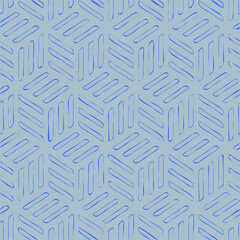 Rhombille tiling pattern vector seamless 