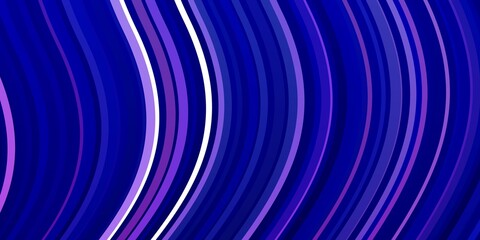 Light Blue, Red vector backdrop with bent lines.