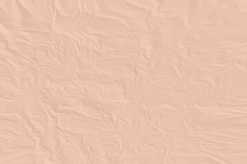 crumpled brown paper background close up