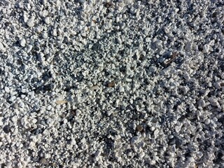 A close up of a gray rock. High quality photo