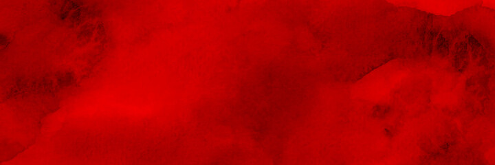 Red background of watercolor stains elegant christmas backdrop