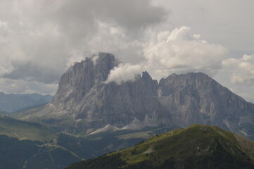 Hiking in the stunningly beautiful and dramatic mountains of South Tyrol in the Dolomites, Northern Italy