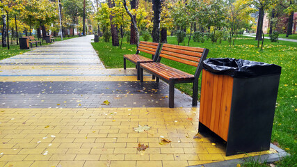 Arrangement of the park