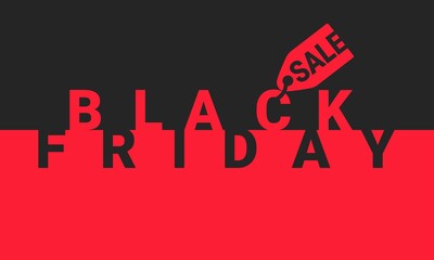 Black Friday sale promotion marketing banner / poster. Vector to increase your sales.