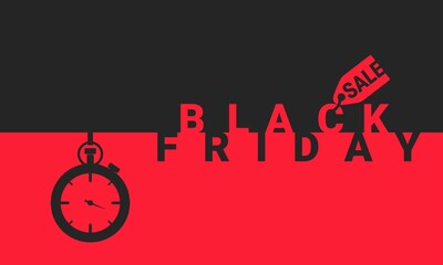 Black Friday sale promotion marketing banner / poster. Vector to increase your sales.