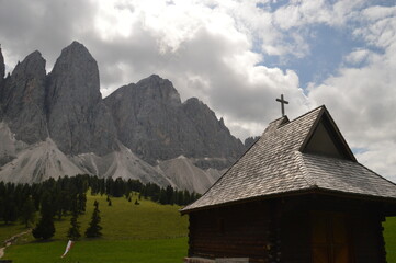 Hiking in the stunningly beautiful and dramatic mountains of South Tyrol in the Dolomites, Northern Italy