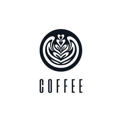 Abstract Coffee Logo Concept