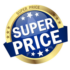 Button with Banner super price