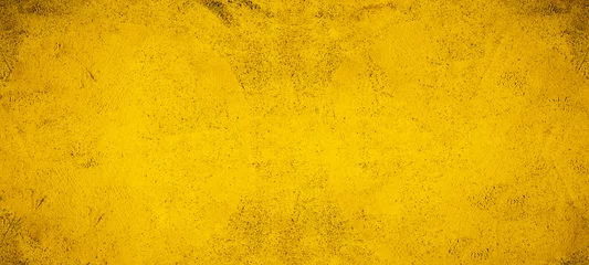 Foto auf Acrylglas Dark black yellow golden stone concrete paper texture background banner, with space for text © Corri Seizinger