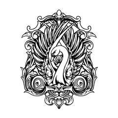 swan illustration