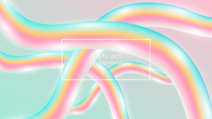 Liquid flow 3D wave modern background
