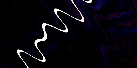 Dark Purple vector template with wry lines.