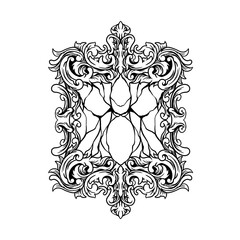 ornament background illustration
