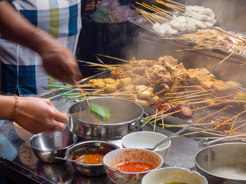 George Town, Penang Island, Malaysia [ Night market food, asian speciality and culture ]