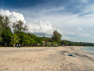 Fototapeta na wymiar Langkawi Island, Malaysia [ Tanjung Rhu black sand beach, tourist destination ]