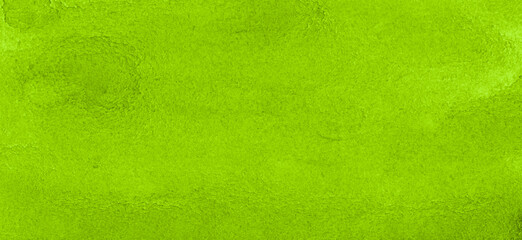 Naklejka na ściany i meble Light green bright watercolor background. With natural spots, stains, blemishes.
