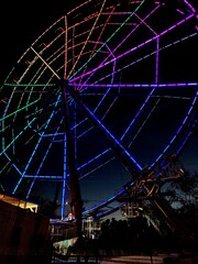 ferris wheel at night