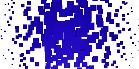 Light Purple vector template in rectangles.