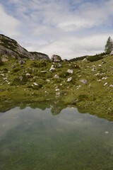Hiking around the dramatic and beautiful Tre Cime / Drei Zinnen mountains in Lavaredo Dolomites in Northern Italy